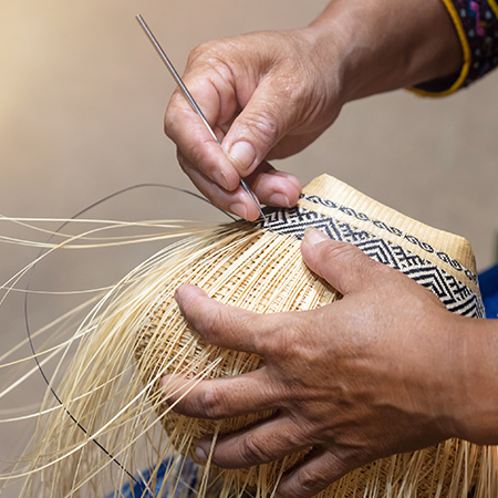 cestería artesanía tradición 